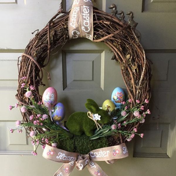 Wicker Wreath Wicker Ring Door Knocker Christmas DIY Indoor Flower Shop Decoration